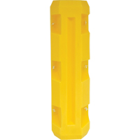 Slim Column Protector, 3" x 3" Inside Opening, 12" L x 12" W x 42" H, Yellow Sidevic Inc.