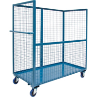 Chariot grillag&eacute; pour transport , Acier, 24" x 55" x 36", Capacit&eacute; 1200 lb Sidevic Inc.