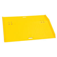 Portable Poly Hand Truck Dock Plate, 750 lbs. Load Capacity, 36" L x 48" W x 5" H Sidevic Inc.
