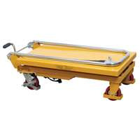 Hydraulic Scissor Lift Table, 17.75" L x 27.5" W/27-1/2" L x 17-3/4" W, Steel, 330 lbs. Capacity Sidevic Inc.