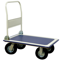 Folding Handle Platform Truck, Steel, 660 lbs., 35" L x 23" W, 43.5" High Sidevic Inc.