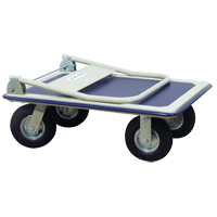 Folding Handle Platform Truck, Steel, 660 lbs., 35" L x 23" W, 43.5" High Sidevic Inc.