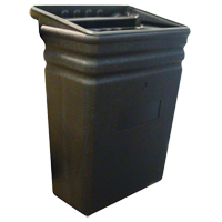 Plastic Refuse Bin for Utility Cart Sidevic Inc.