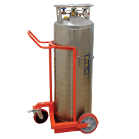 Large Liquid Gas Cylinder Truck LCC, Polyurethane Wheels, 20" W x 20" D Base, 1000 lbs. Sidevic Inc.