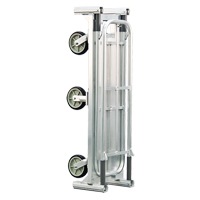 Aluminum U-Boat Folding Bulk Delivery Cart, 18" W x 61" L, 1200 lbs. Cap., Polyurethane Wheels Sidevic Inc.