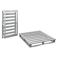Palette &agrave; cadre tubulaire en aluminium 4 c&ocirc;t&eacute;s Sidevic Inc.