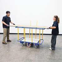 Chariot horizontal pour panneaux, 63-7/16" x 28-1/2" x 40-15/16", Capacit&eacute; 2000 lb Sidevic Inc.