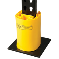 Butoir en poly pour rayonnage, 5" la x 6" lo x 8" h, Jaune Sidevic Inc.