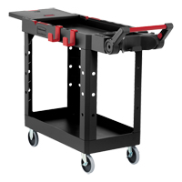 Heavy-Duty Adaptable Utility Cart, 2 Tiers, 17-3/4" x 36" x 46-1/5", 500 lbs. Capacity Sidevic Inc.