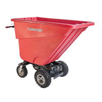Chariot &agrave; bascule motoris&eacute;, Capacit&eacute; 13.5 cu.ft., 45" h x 26-1/2" la x 68" p Sidevic Inc.
