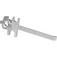 Drum Wrench, 3/4"/2" Opening, 9-1/2" Handle, Stainless Steel Sidevic Inc.