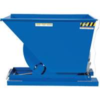 Self-Dumping Hopper, Steel, 3/4 cu.yd., Blue Sidevic Inc.