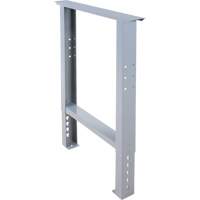 Industrial Duty Leg for Workbench, Steel, 24" D x 34" H, Single Sidevic Inc.