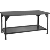 Heavy-Duty Workbench, 48" W x 30" D x 34" H, 4000 lbs. Capacity Sidevic Inc.