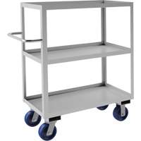Industrial Grade Shelf Cart, 3 Tiers, 18-1/8" W x 47" H x 42" D, 1200 lbs. Capacity Sidevic Inc.