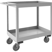 Industrial Grade Shelf Cart, 2 Tiers, 16" W x 34" H x 36-7/16" D, 600 lbs. Capacity Sidevic Inc.