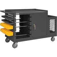 Chariot pour bobines de fil et de maintenance, Acier, 5 Montants, 54-1/16" la x 35" h x 24" p, Capacit&eacute; de 1200 lb Sidevic Inc.