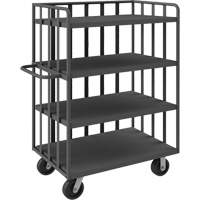 Open Portable Shelf Cart, 4 Tiers, 31-1/8" W x 57-1/2" H x 56-1/8" D, 3600 lbs. Capacity Sidevic Inc.
