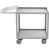 Industrial Grade Order Picking Cart, 39" H x 18-1/8" W x 45" D, 2 Shelves, 1200 lbs. Capacity Sidevic Inc.