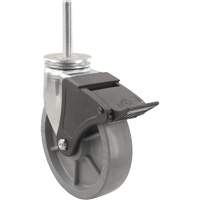 Roulette Emaxx Envirothane, Pivotant avec frein, Diam&egrave;tre 4" (101,6 mm), Capacit&eacute; 1000 lb (453,6 kg) Sidevic Inc.