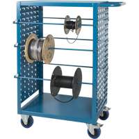 Chariot mobile pour mat&eacute;riaux bobin&eacute;s, Acier, 6 Montants, 21" la x 48" h x 38" p, Capacit&eacute; de 1200 lb Sidevic Inc.