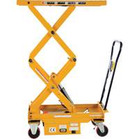 DC Powered Hydraulic Scissor Lift Elevating Cart, Steel, 39-3/4" L x 20-1/2" W, 1000 lbs. Capacity Sidevic Inc.