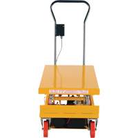 DC Powered Hydraulic Scissor Lift Elevating Cart, Steel, 39-3/4" L x 20-1/2" W, 1000 lbs. Capacity Sidevic Inc.