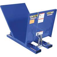 Open Sided Hopper, Steel, 1 cu.yd., Blue Sidevic Inc.