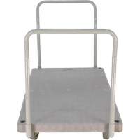 Chariot &agrave; plateforme en plastique robuste, 60" lo x 30" la, 3000 lb cap, Roues Polyur&eacute;thane Sidevic Inc.