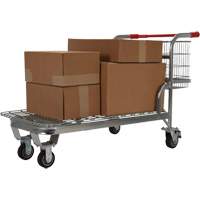 Chariot en treillis emboîtable, Acier, 28-3/4" x 37-1/16" x 59-5/8", Capacit&eacute; 275 lb Sidevic Inc.