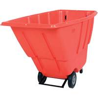 Chariot basculeur, Poly&eacute;thyl&egrave;ne, 0,5 vg³, Capacit&eacute; de charge de 450 lb Sidevic Inc.