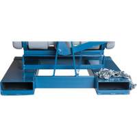 Self-Dumping Hopper, Polyethylene, 5/8 cu.yd., Grey Sidevic Inc.
