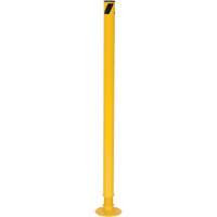 Borne de protection &agrave; ressort, Acier, 42" h x 2-1/8" la, Jaune Sidevic Inc.