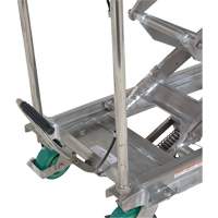 Manual Hydraulic Scissor Lift Table, 36-1/4" L x 19-3/8" W, Stainless Steel, 600 lbs. Capacity Sidevic Inc.