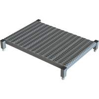 Adjustable Height One-Step Work Platform, 24" W x 36" D, 800 lbs. Capacity, All-Welded Sidevic Inc.