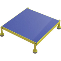 Plateforme de travail en une &eacute;tape &agrave; hauteur r&eacute;glable, 24" la x 24" pr, Capacit&eacute; de 800 lb, Enti&egrave;rement soud&eacute; Sidevic Inc.