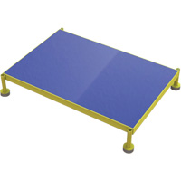 Plateforme de travail en une &eacute;tape &agrave; hauteur r&eacute;glable, 24" la x 36" pr, Capacit&eacute; de 800 lb, Enti&egrave;rement soud&eacute; Sidevic Inc.