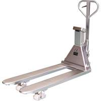 Eco Weigh-Scale Pallet Truck, 48" L x 27" W, 4400 lbs. Cap. Sidevic Inc.