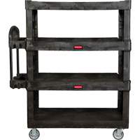 Heavy-Duty Ergo Utility Cart, 4 Tiers, 24-1/4" x 62-2/5" x 54-1/10", 700 lbs. Capacity Sidevic Inc.