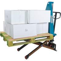 Manual Scissor Skid Lift, 45-1/4" L x 20-1/4" W, Steel, 3300 lbs. Capacity Sidevic Inc.