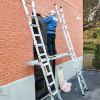 Planche de travail t&eacute;lescopique, 204" la x 12" pr, Capacit&eacute; de 250 lb, D&eacute;mont&eacute; Sidevic Inc.