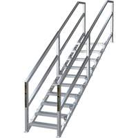 Syst&egrave;me d'escalier modulaire pour la construction de 6-10 marches SmartStairs, 75" ha Sidevic Inc.