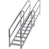 Syst&egrave;me d'escalier modulaire pour la construction de 6-10 marches SmartStairs, 75" ha Sidevic Inc.