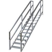 Syst&egrave;me d'escalier modulaire pour la construction de 11-16 marches SmartStairs, 120" ha Sidevic Inc.