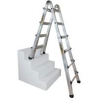Telescoping Multi-Position Ladder, Aluminum, 300 lbs., CSA Grade 1A Sidevic Inc.