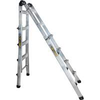 Telescoping Multi-Position Ladder, Aluminum, 300 lbs., CSA Grade 1A Sidevic Inc.