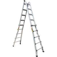 Telescoping Multi-Position Ladder, Aluminum, 300 lbs., CSA Grade 1A Sidevic Inc.