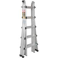 Telescoping Multi-Position Ladder, Aluminum, 300 lbs., CSA Grade 1A Sidevic Inc.