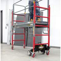 Complete Motorized Buildman 6' Baker Scaffold Kit, 31" D x 118-3/4" H Sidevic Inc.