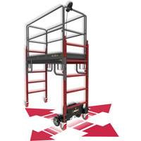 Complete Motorized Buildman 6' Baker Scaffold Kit, 31" D x 118-3/4" H Sidevic Inc.